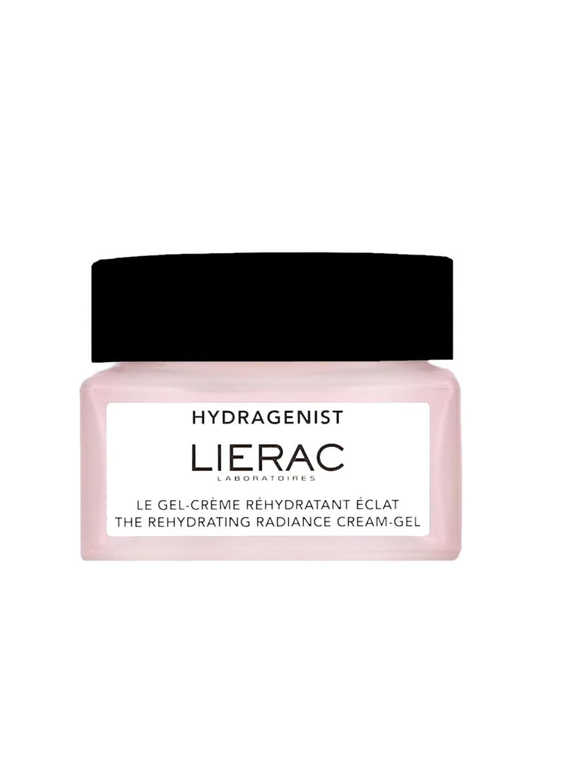 Lierac Lierac Hydragenist  Rehydrating Radiance Cream Refill  Natural Hydrating Face Moisturizer for Women with Hyaluronic Acid  Rehydrating Ferment Recomended for All Types of Skin 50 ml 