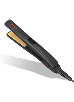 MHU Hair Straightener Tourmaline Ceramic  Smart Constant Temperature 05 Inch Mini Flat Iron Small Travel Size 