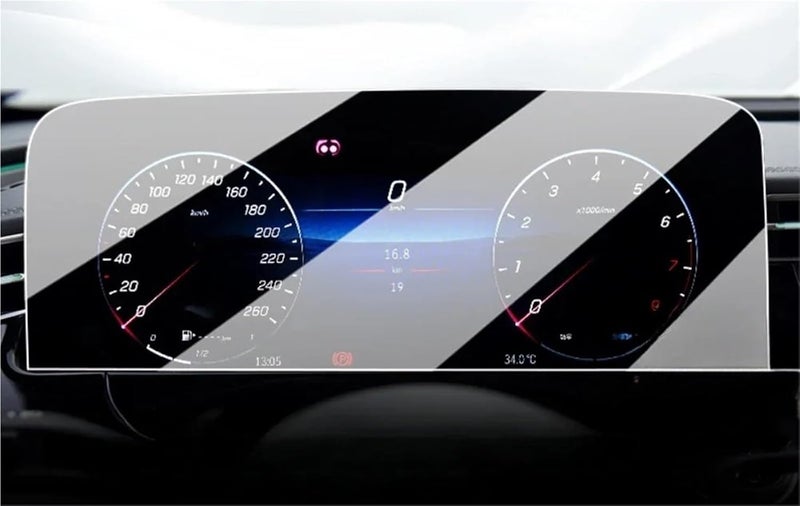 فيلم واقي داخلي لشاشة LCD في وحدة التحكم المركزية لطراز مرسيدس-بنز E-Class 300 W214 للسنوات الطرازية 2024-2025 (نسخة C) - Image 2