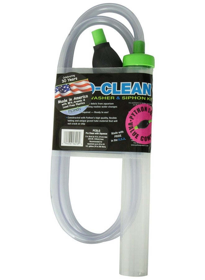 Python ProClean Aquarium Gravel Washer/Siphon Kit, Large With Siphon Squeeze - Image 2