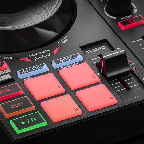 Hercules DJControl Inpulse 200 MK2 — Ideal DJ Controller for Learning to Mix — Software and Tutorials Included, Black - Image 4