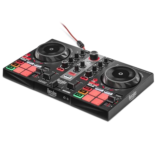 Hercules DJControl Inpulse 200 MK2 — Ideal DJ Controller for Learning to Mix — Software and Tutorials Included, Black - Image 2