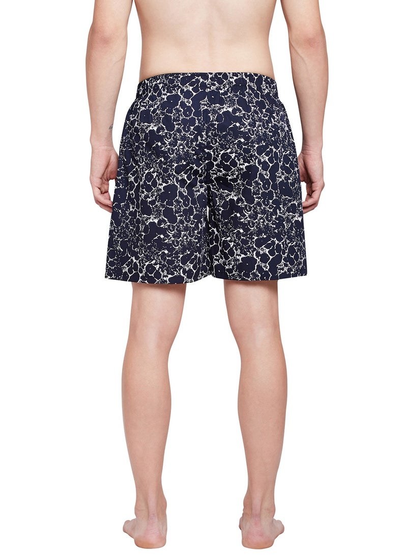 بودي كير Men’s Casual Shorts | Navy, Black & White| Sizes S-XL - Image 3