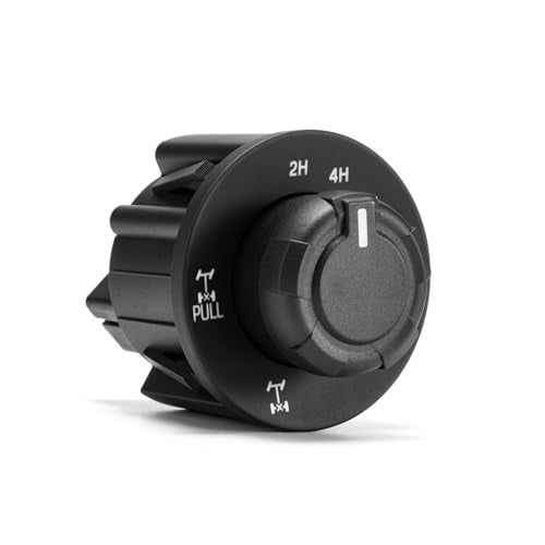 Lin Cin Yin Electronic Locking Differential 4x4 Switch for 20092014 Ford F1504WD ELocker Override Switch KnobF150 Four Wheel Drive Transfer Case Selector Dash Panel AL3Z14B166BA TCA110 601602 - Image 1