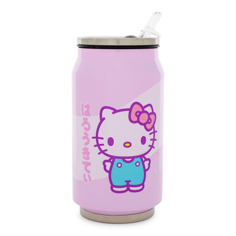 Silver Buffalo Sanrio Hello Kitty Stainless Steel Double Wall Can Shape Cup, 11.8 Ounces - Image 2