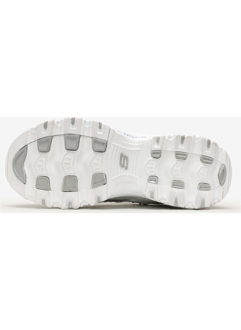 SKECHERS D'LITES - GLAMOR FEELS Women's White Sneakers - 13087 WSL  - Image 4