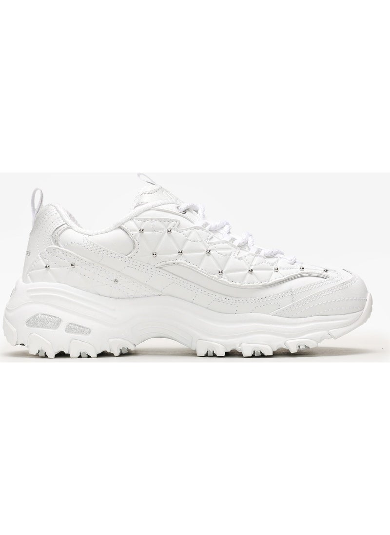 SKECHERS D'LITES - GLAMOR FEELS Women's White Sneakers - 13087 WSL  - Image 1
