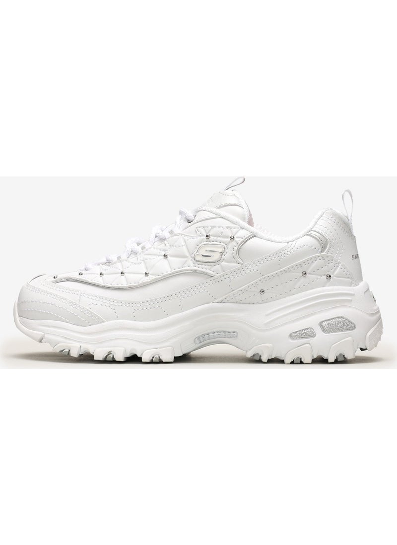 SKECHERS D'LITES - GLAMOR FEELS Women's White Sneakers - 13087 WSL  - Image 2