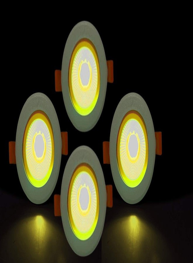 D'Mak LED 6 Watts 4000K Round Ceiling COB Spot Light (Warm White) - Pack of 4(Aluminium) - Image 1