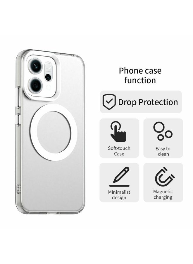 Tm OPPO Reno 15 Pro Case | Ultra Shield Anti-Drop Phone Case | Slim Matte Protective Back Cover - White - Image 5