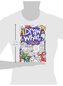 Draw What? A Doodling, Drawing and Colouring Book by Mike Davidson - Paperback  - Image 1