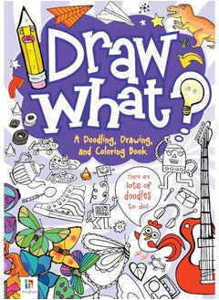 Draw What? A Doodling, Drawing and Colouring Book by Mike Davidson - Paperback  - Image 2
