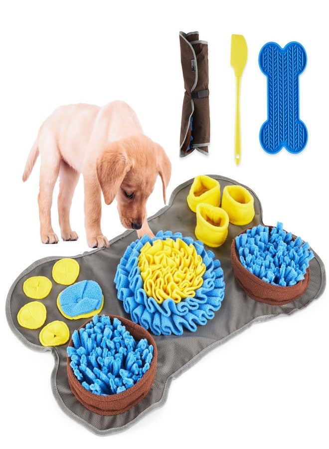 Hertzko Snuffle Mat for Dogs & Cats - Includes Lick Mat & Spatula - Dog Snuffle Toy, Puppy Enrichment Mat, Slow Feeder, Treat Dispenser, Boredom Relief, Pet Anxiety Aid - Image 1