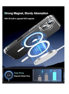 Generic Case Compatible with iPhone 16 Plus - MagSafe Case, Thin Transparent Silicone MagSafe Gel Case Cover For iPhone 16 Plus (Clear)  - Image 2