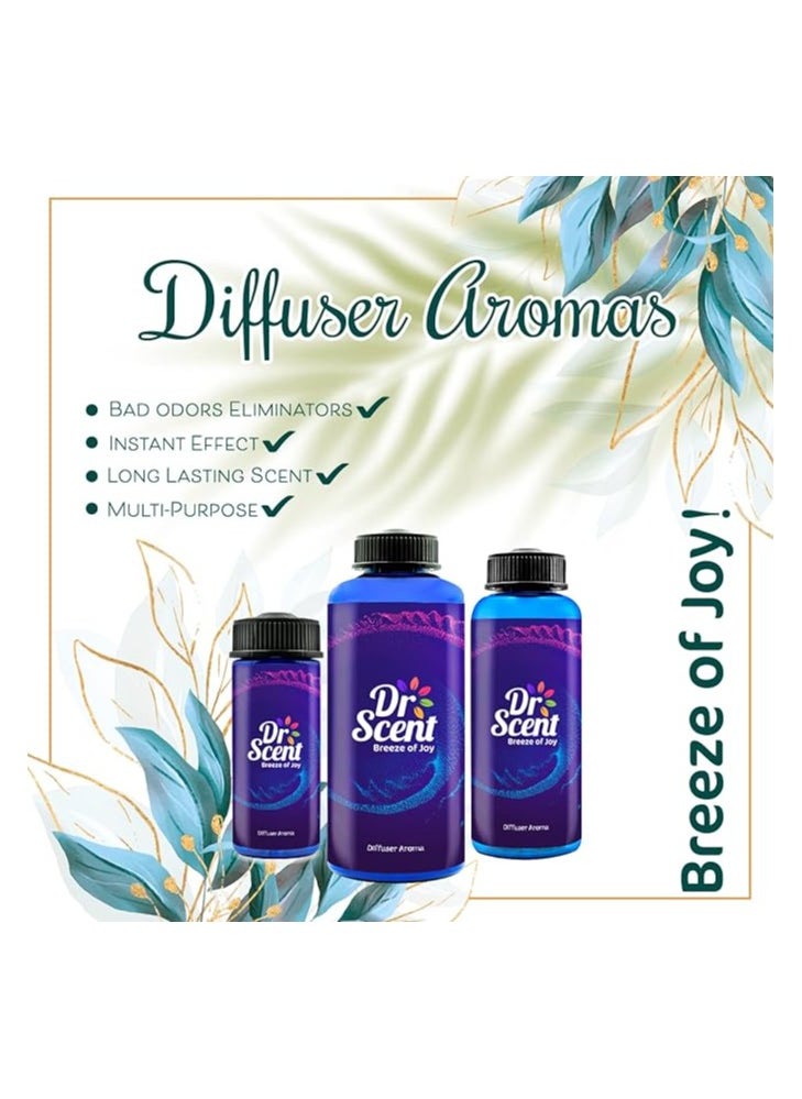 Dr Scent Diffuser Aroma Moon, Feel the Fresh Notes Lime and Bergamot, Blending with Intense Notes rich and Sweet Amber and Patchouli (500ml)  - Image 2