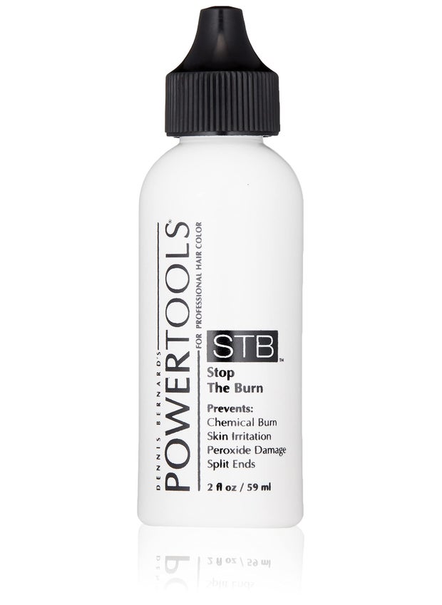POWERTOOLS POWERTOOLS STB, The Original Stop The Burn 2 oz | Mix Directly Into Hair Color Formula To Lessen Scalp Irritation From Hair Color 