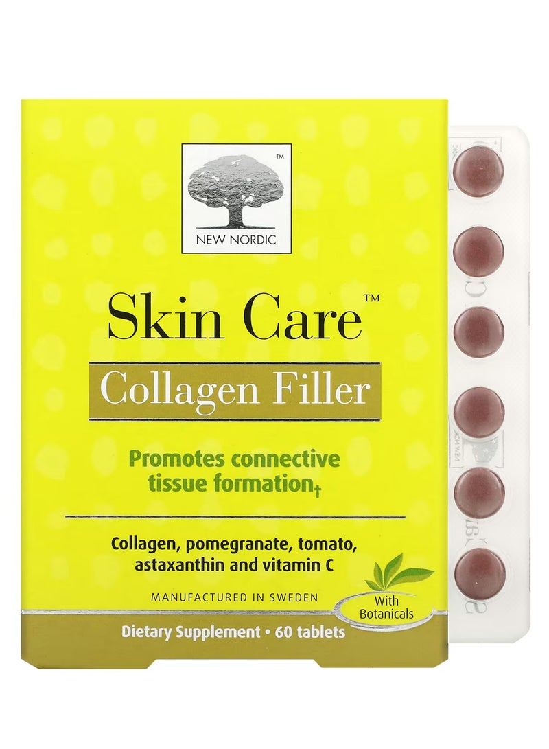 New Nordic Skin Care Collagen Filler 60 Tablets