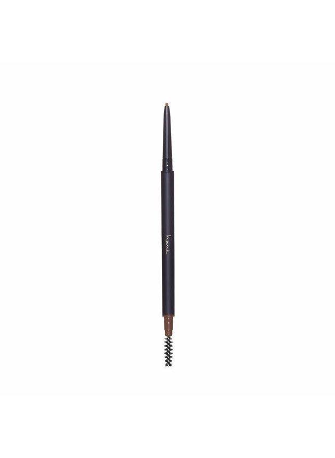 HEME heme Waterproof Slim Brow Pencil- Warm Brown 0.09g- 1.5mm ultra-fine refill delicately traces the peaks and tails of eyebrows  - Image 1