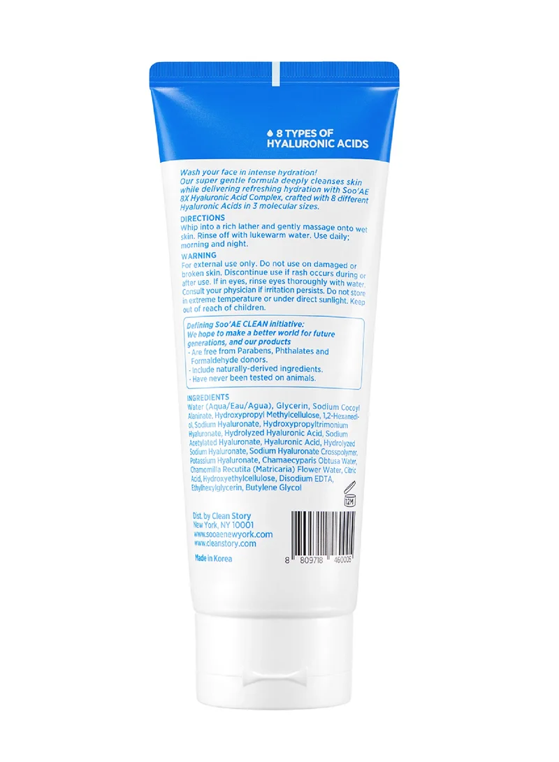 Soo'AE NEW YORK SOO'AE HYALURONIC ACID HYDRATING CLEANSER