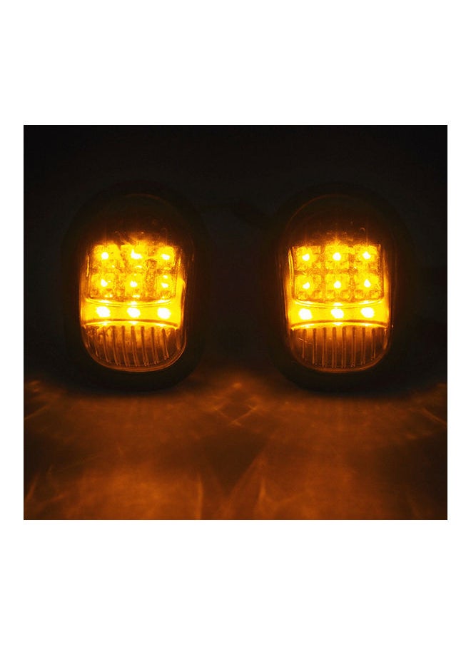 NIBEMINENT 2-Piece 12V Turn Signal Light for Honda Motorcycle  - Image 1
