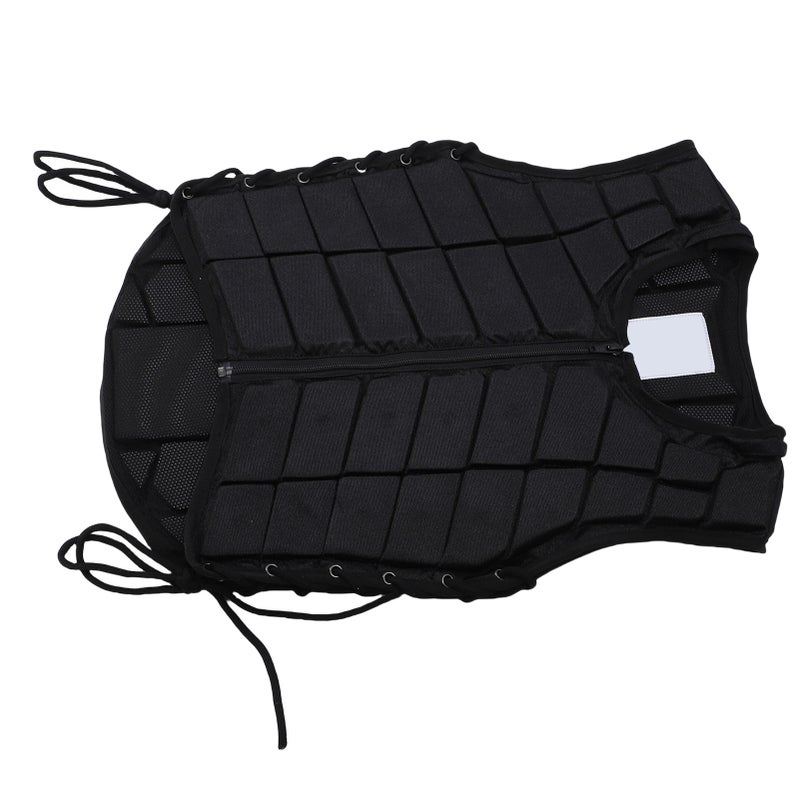 Equestrian Horse Vest Unisex Equestrian Protective Vest Comfortable Horse Riding Vest Zipper Closure for Boys Girls CL - Image 5