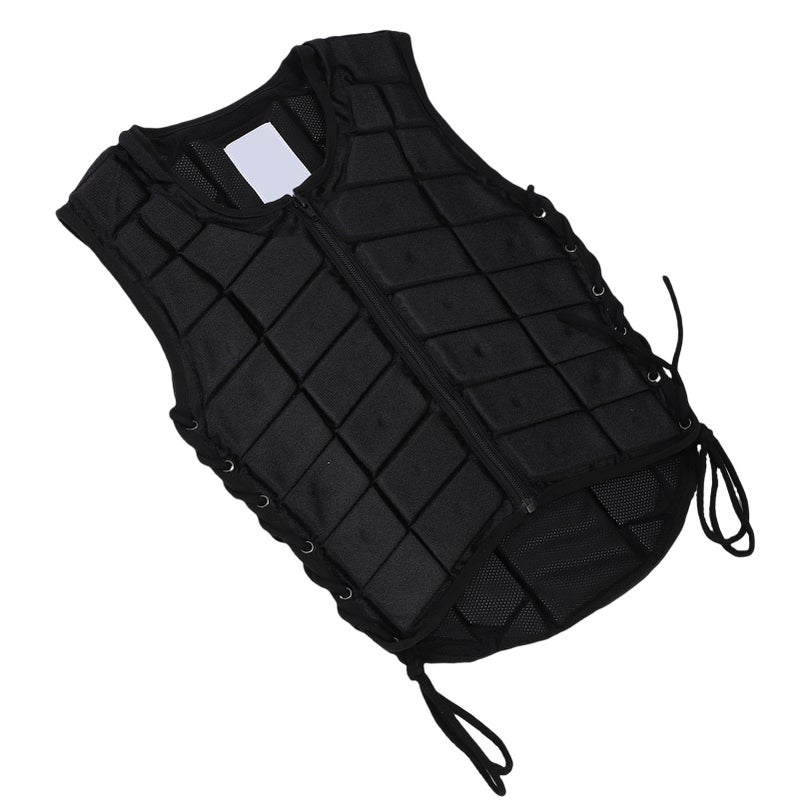 Equestrian Horse Vest Unisex Equestrian Protective Vest Comfortable Horse Riding Vest Zipper Closure for Boys Girls CL - Image 3