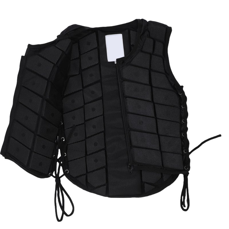 Equestrian Horse Vest Unisex Equestrian Protective Vest Comfortable Horse Riding Vest Zipper Closure for Boys Girls CL - Image 2