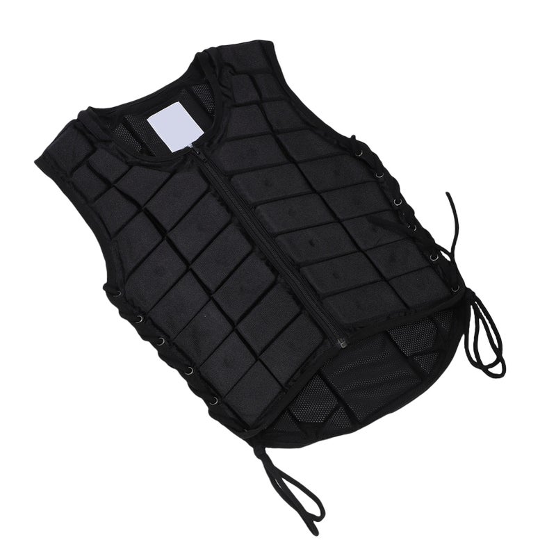 Equestrian Horse Vest Unisex Equestrian Protective Vest Comfortable Horse Riding Vest Zipper Closure for Boys Girls CL - Image 4