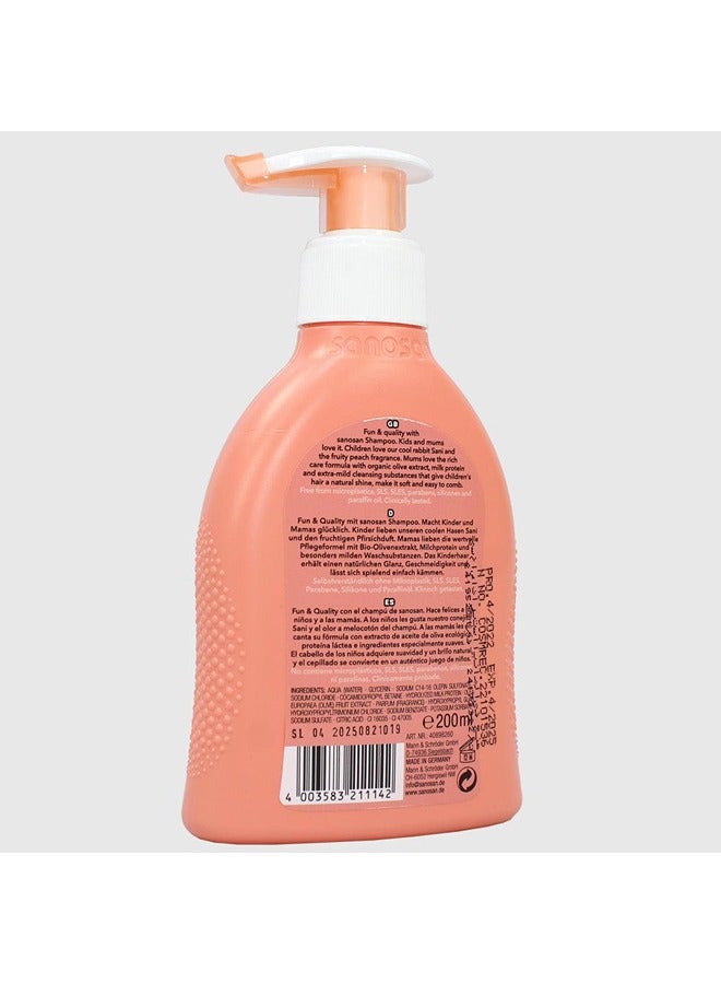 سانوسان شامبو خوخ 200 مل للأطفال - Image 3