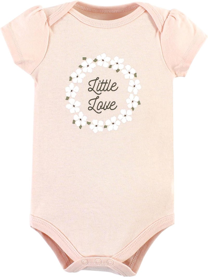 هادسون بيبي Hudson Baby baby-girls Unisex Bodysuits 3pk, Future Ladies Man Baby and Toddler T-Shirt Set - Image 3