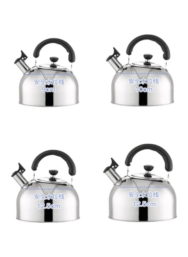 MAX COOK 304 Stainless Steel Kettle, 5L Thick Whistling Kettle, Compatible With Gas And Induction Stoves, Mc005Yj - Image 1