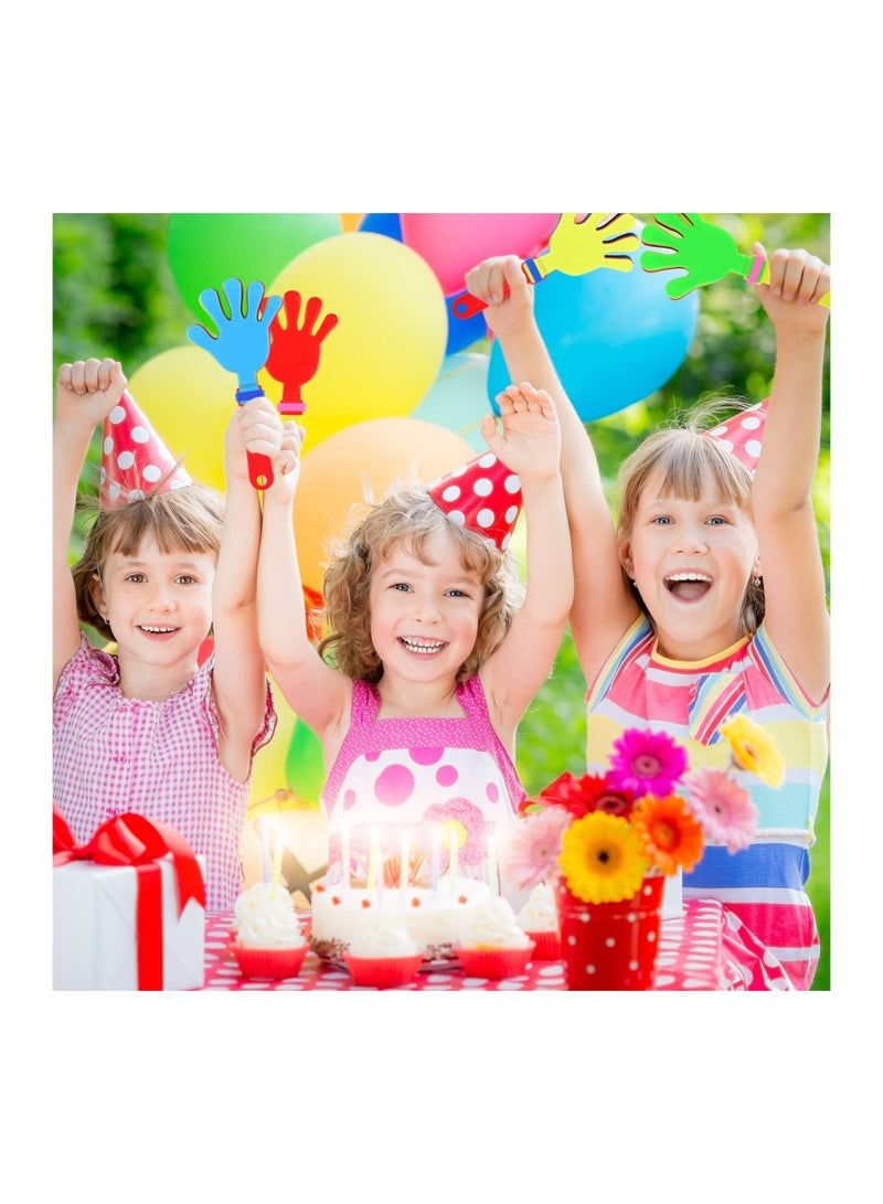 KASTWAVE Hand Clappers 40 Pieces Plastic Hand Clappers Noise Makers Noisemaker Game Accessories for Fiesta Party Birthday Favors and Supplies, 7.5 Inch - Image 3