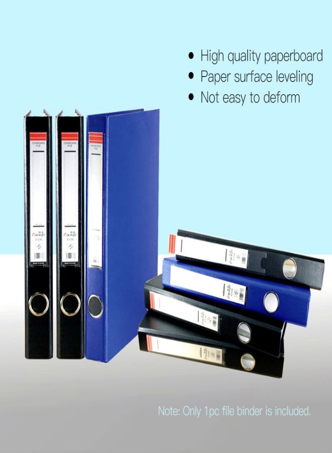 A4 3-Ring Binder Document Organizer Storage Durable File Folder Stationery Gift for Business Office School - Image 2