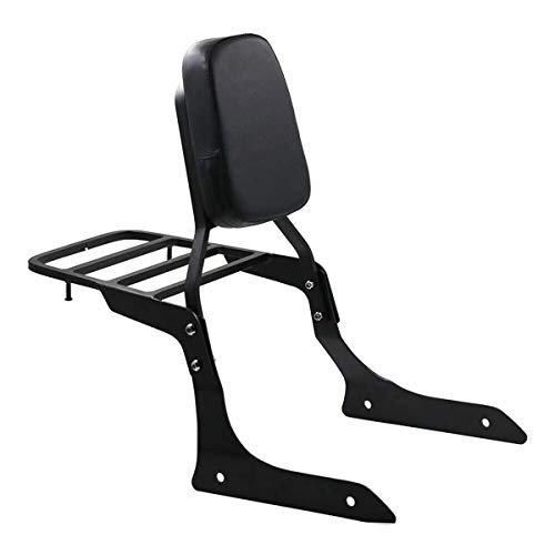 Motorcycle Upgrader Motorcycle Passenger Sissy Bar Backrest + Luggage Rack for Yamaha Stryker 1300 XVS1300 2011-2017 - Image 1