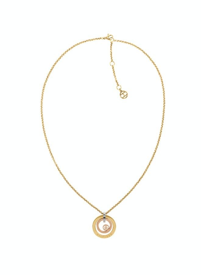 TOMMY HILFIGER Loop Women Triple-tone Stainless Steel Pendant Necklaces - 2780537  - Image 2