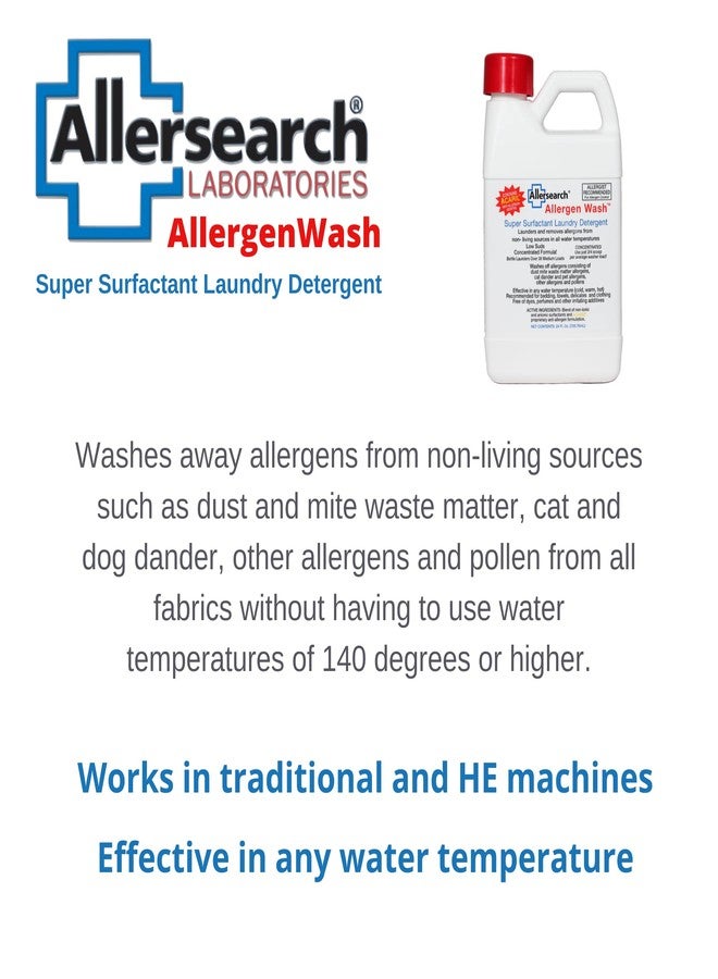 Allersearch AllergenWash 24 Oz Laundry Detergent - Image 4