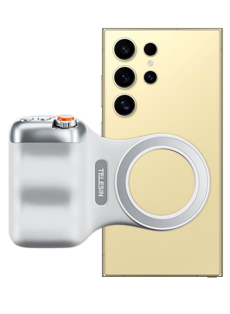 TELESIN قبضة مغناطيسية ممتعة 2 – قبضة كاميرا هاتف مغناطيسية مع جهاز تحكم بلوتوث لهاتف سامسونج جالاكسي S24 ألترا - Image 1
