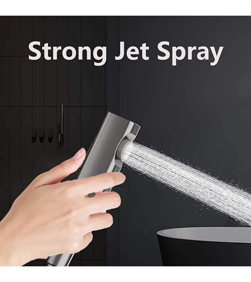 13 Inch Wide Panel Rain Shower Set 4 Function Wall Mounted Bathroom Shower System One Click Control Dense Spray Ambient Light Sleek Matte Grey Fixture Daily Home Use - Image 5