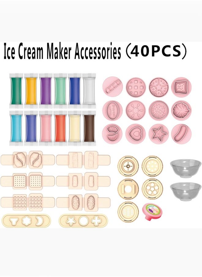 Diy Ice Cream Machine with Slime Kit Kids Color Mud Non-Toxic Non-Sticky Clay Plasticine - pzsku/Z7E23BA6B5808469507E0Z/45/_/1728383318/ff61f474-7fb0-4a96-aedd-7429be525b3f