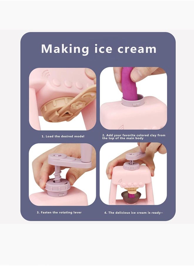 Diy Ice Cream Machine with Slime Kit Kids Color Mud Non-Toxic Non-Sticky Clay Plasticine - pzsku/Z7E23BA6B5808469507E0Z/45/_/1728383327/5b9ed8bc-c4bd-4c69-ab7b-eb05e68f3574