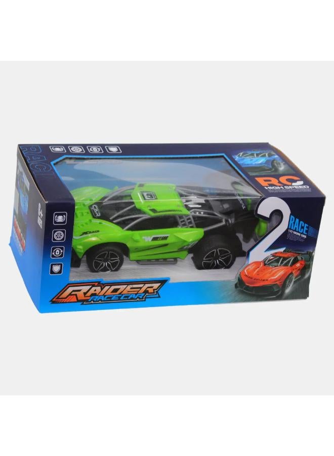 Remote Control Drift Car with Smoke Spray – Green - Image 1