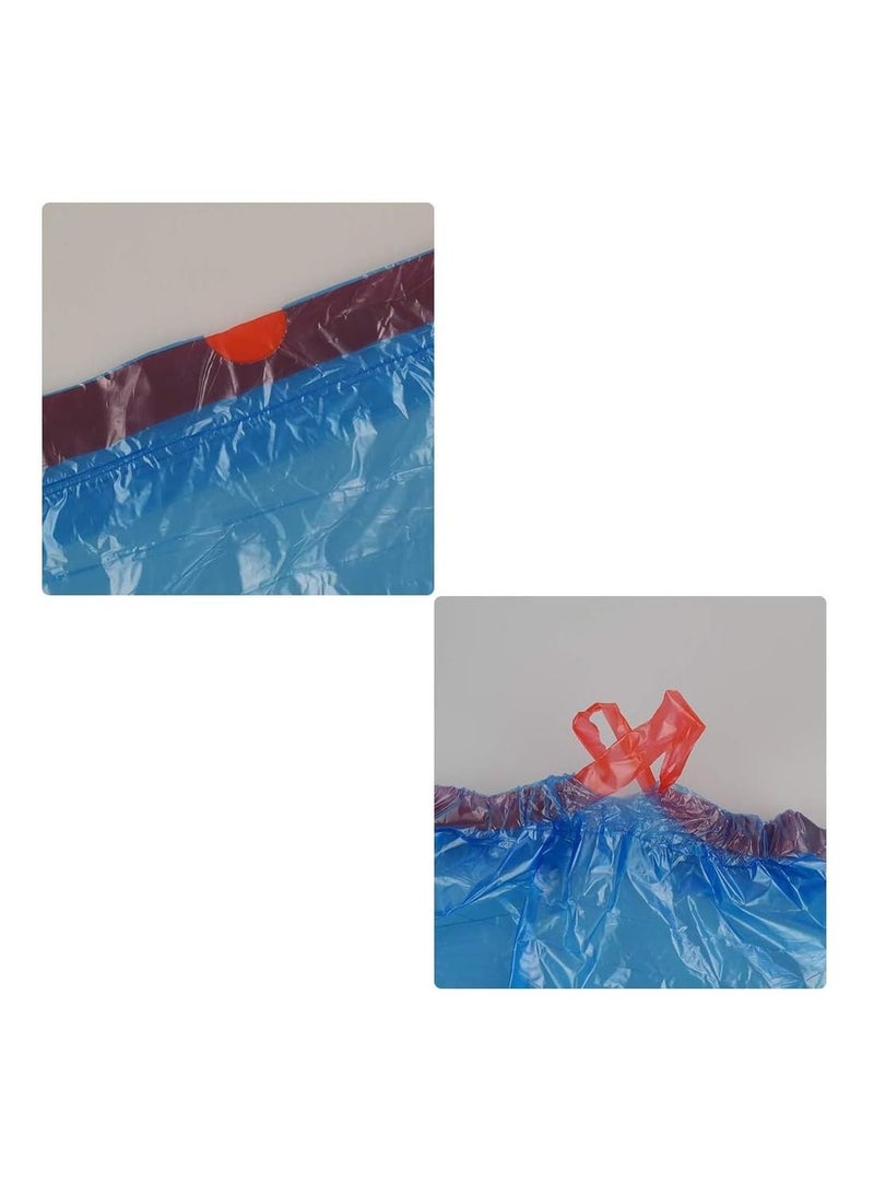 Kitchen Garbage Bags Blue 75 PCS Bags