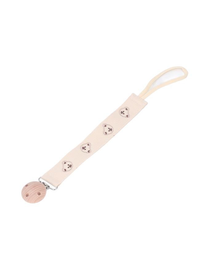 Pacifier Clip Cloth Baby Teething Toy Teether Chewing Holder Strap Easy Carrying for Infant Bear  - Image 2
