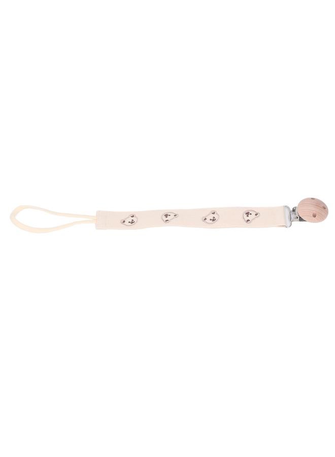 Pacifier Clip Cloth Baby Teething Toy Teether Chewing Holder Strap Easy Carrying for Infant Bear  - Image 4