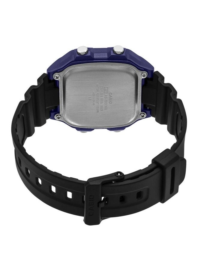 كاسيو ساعة يد رقمية للشباب AE-1300WH-2AVDF - 45 مم - أسود رجال - Image 2