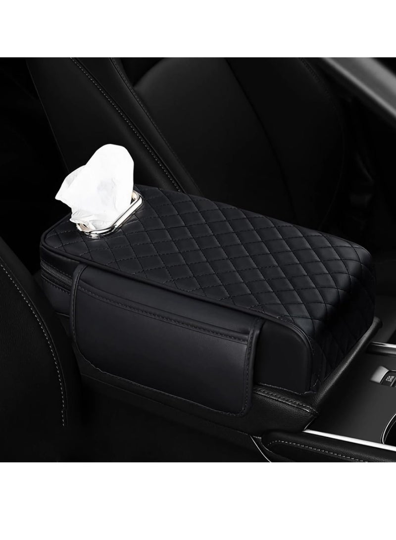 ET-LIFE 2025 New Car Central Control Armrest Memory Foam Armrest Heightening Pad, Lengthened Central Armrest Box Pad Organizer Storage  - Image 1