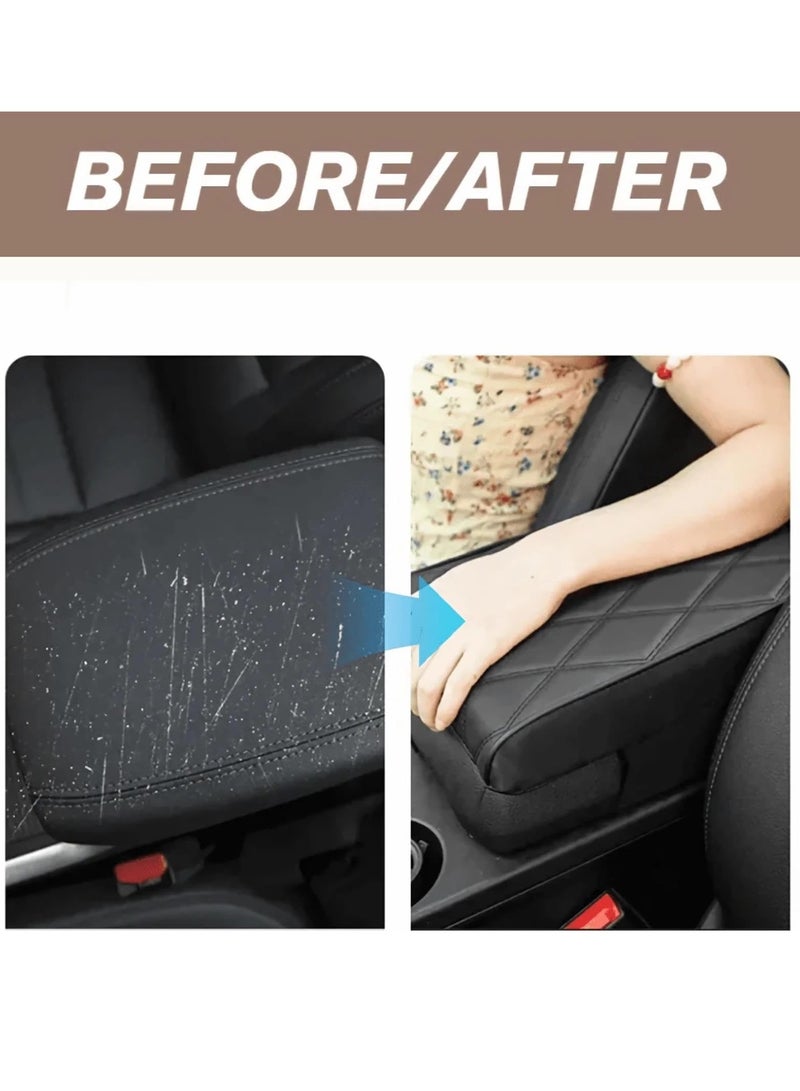 ET-LIFE 2025 New Car Central Control Armrest Memory Foam Armrest Heightening Pad, Lengthened Central Armrest Box Pad Organizer Storage  - Image 3