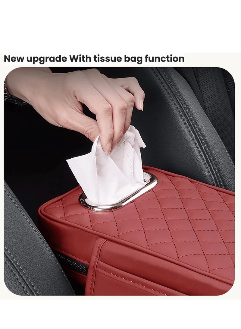 ET-LIFE 2025 New Car Central Control Armrest Memory Foam Armrest Heightening Pad, Lengthened Central Armrest Box Pad Organizer Storage  - Image 5
