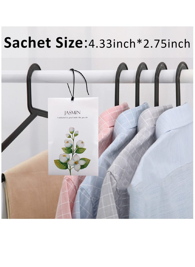 Jasmine Sachet 1Box 12Pcs Jasmine Dried Flower Bag Scent Sachet Drawer Freshener Jasmine Closet Air Freshener Scented Drawer Deodorizer Freshener for Drawers Closet Home Car Fragrance Product - Image 3