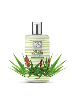 Aqua Shui Water Pure Aloe vera Body Lotion | 24-Hour Moisturization | Fast-Absorbing Daily Moisturizer for Glowing Skin | Suitable for Men & Women | 150ml |